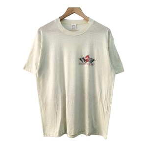 Vintage 80s DOLE FRESH racing team motorsport logo tee single stitch made in usa soft and thin material
