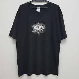 Vintage 00s SKIM MAGAZINE skimboard skateboard surfboard style t shirt beauty distressed tee rare