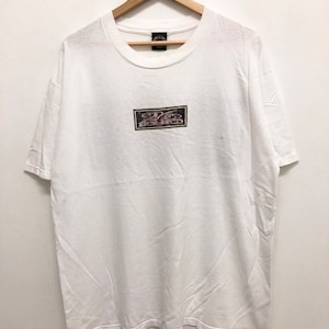T-shirt vintage anni '90 26 RED box logo t-shirt streetwear realizzata negli Stati Uniti rara maglietta