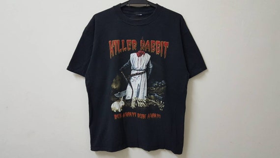 Vintage 2000 KILLER RABBIT monty python movie t s… - image 1