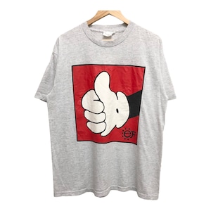 Vintage 90s EURO FUNK big logo streetwear rave techno style single stitch made in usa tee