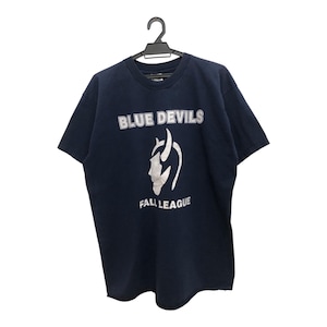 Vintage 90s the DUKE BLUE DEVILS fall league football big logo tee fruit of the loom