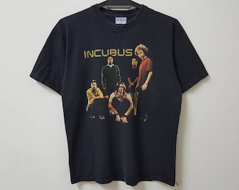 Camiseta promocional vintage de la banda INCUBUS Morning View Tour de los años 2002