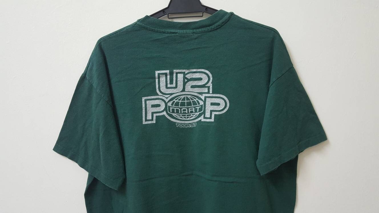 Vintage 90s 1997 U2 POPMART Tour Rock Alternative Rock Post