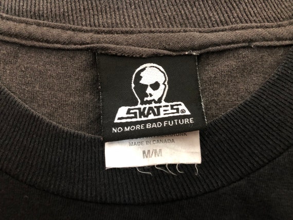 スケートボード 90's SKULL SKATES Tee Vintage SKULL SKATES Hardcore Skateboard Logo Tee Skaterock