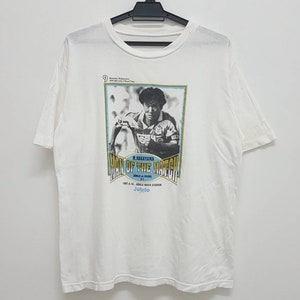 Vintage 90s 1997 MASASHI NAKAYAMA man of the match jubilo iwata vs vissel japanese football star player match memorable tee rare