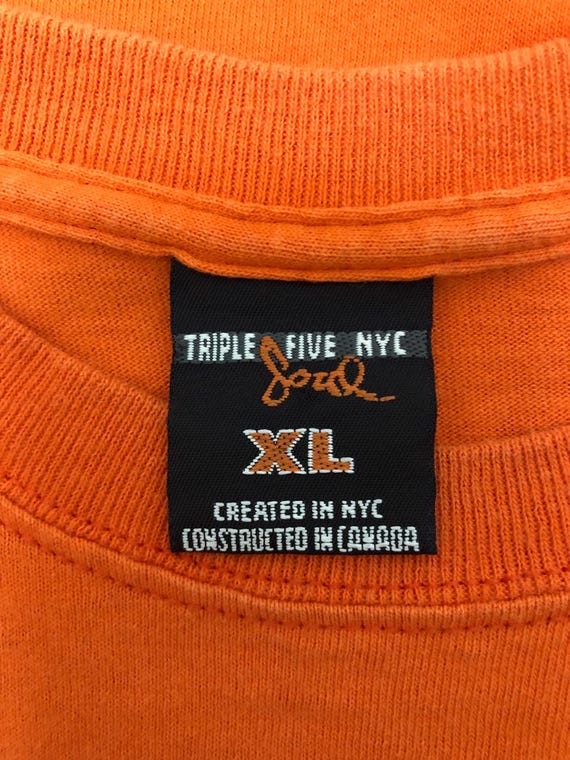 Vintage 90s TRIPLE FIVE SOUL 555 Soul Rare Big Logo Spell Out Nyc