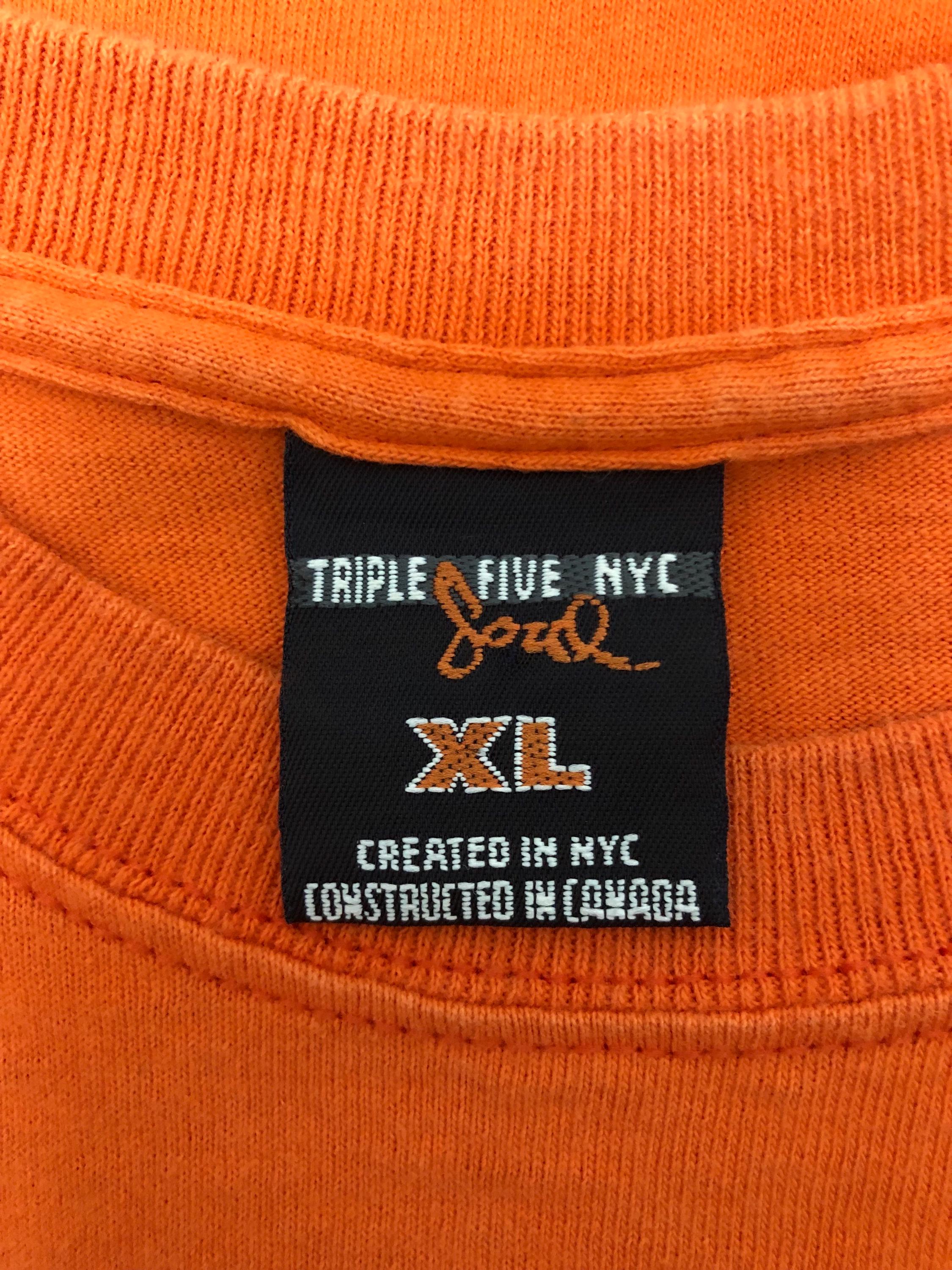 トップス 90's TRIPLE FIVE SOUL Vintage 90s TRIPLE FIVE SOUL 555 Soul Rare Big Logo Spell Out Nyc