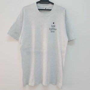 Camiseta promocional vintage de la serie StyleWritter de la computadora Apple de los años 90, diseño inusual, estilo swag, puntada única, hecha en EE. UU.