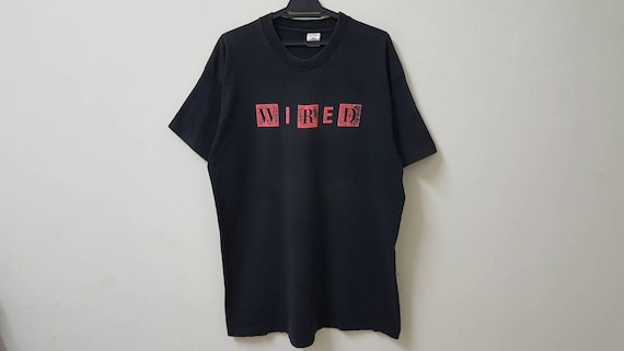 ヴィンテージ 90 年代 WIRED MAGAZINE プロモーション T シャツ ヴィンテージ 90 年代 WIRED MAGAZINE プロモーション T シャツ