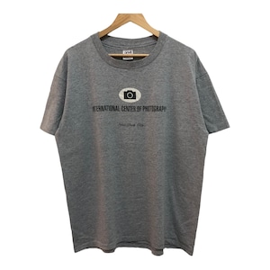 Vintage 90s INTERNATIONAL CENTER of PHOTOGRAPHY new york city logo graphical tee single stitch made in usa rare