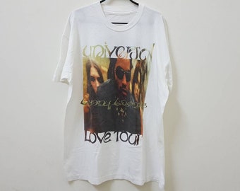Vintage 90s 1993 LENNY KRAVITZ universal love tour promo t-shirt single stitch hype dope rare