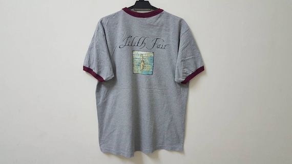 Vintage 90s LILITH FAIR Tour Promo Ringer Single Stitch T