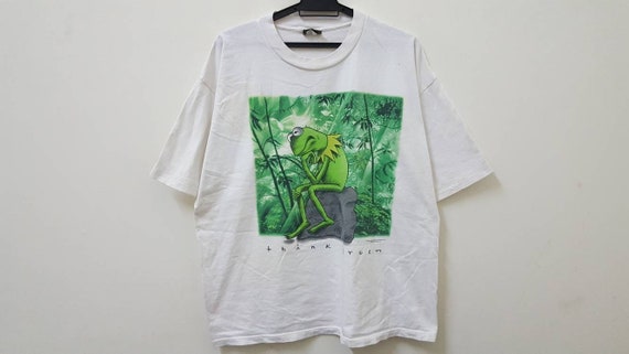 Vintage 90s KERMIT the Frog Think Green Parody Tee Jim Henson - Etsy