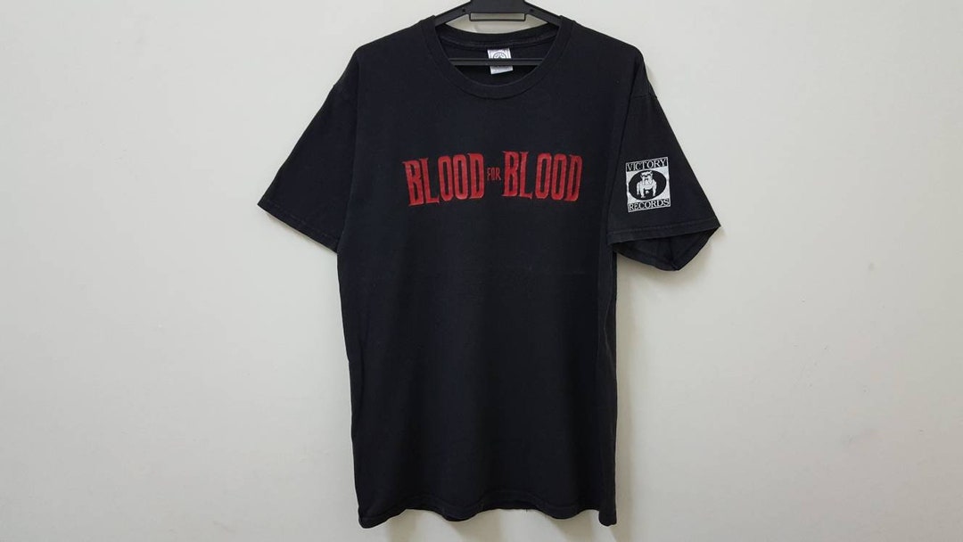 Vintage 90s BLOOD for BLOOD Victory Records Enemy Hardcore Punk