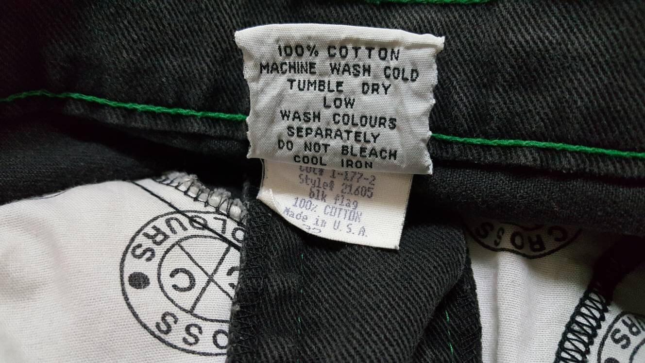 Vintage 90s CROSS COLOURS Short Pant Denim Colour Block