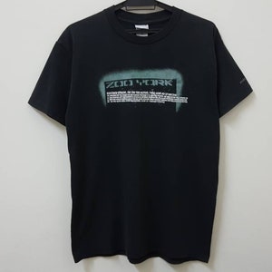 Vintage ZOO YORK og skateboard streetwear style t shirt rare