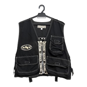 90s イギリス　daniel poole ナイロンベスト　ダニエルプール Vintage 90s DANIEL POOLE LONDON World System Vest Jacket House