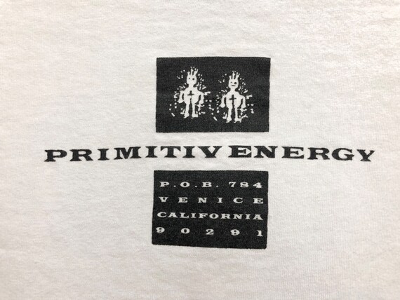 Vintage 90s PRIMITIV ENERGY venice california tat… - image 9