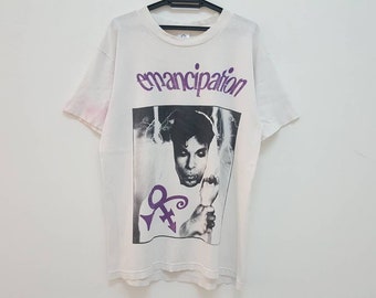 Vintage 90s PRINCE emancipation album promo pop soul hip hop r&b t style distressed shirt rare