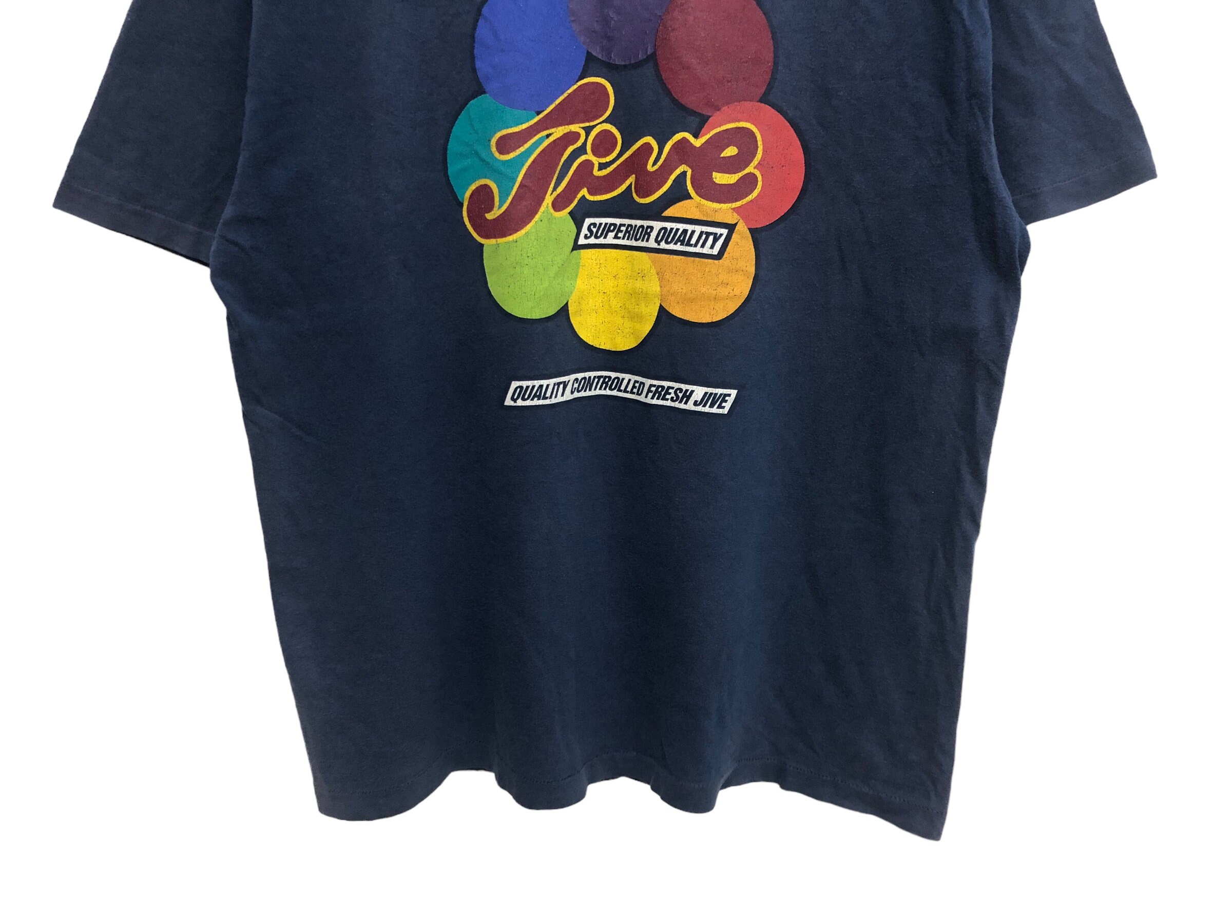 90s RAW VIBES fresh jive Tシャツ アメコミ USA製 90s RAW VIBES fresh jive Tシャツ アメコミ USA製