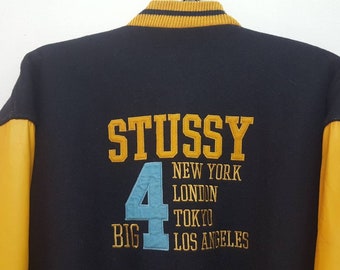 Vintage 90s 1997/1998 STUSSY Big 4 New York London Tokyo Los Vintage 90s 1997/1998 STUSSY Big 4 New York London Tokyo Los