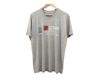 Vintage 00s UNDERWOLD a Hundred Days off Album Promo Tee Techno