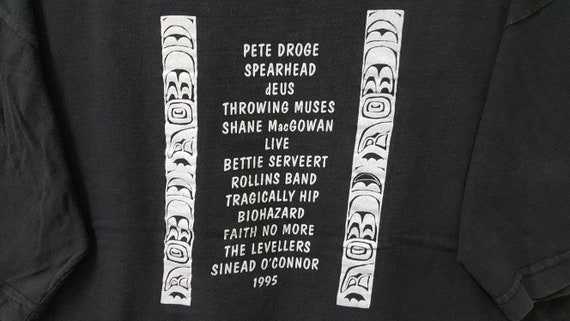 Vintage 90s 1995 PINKPOP music festival lineup pr… - image 8