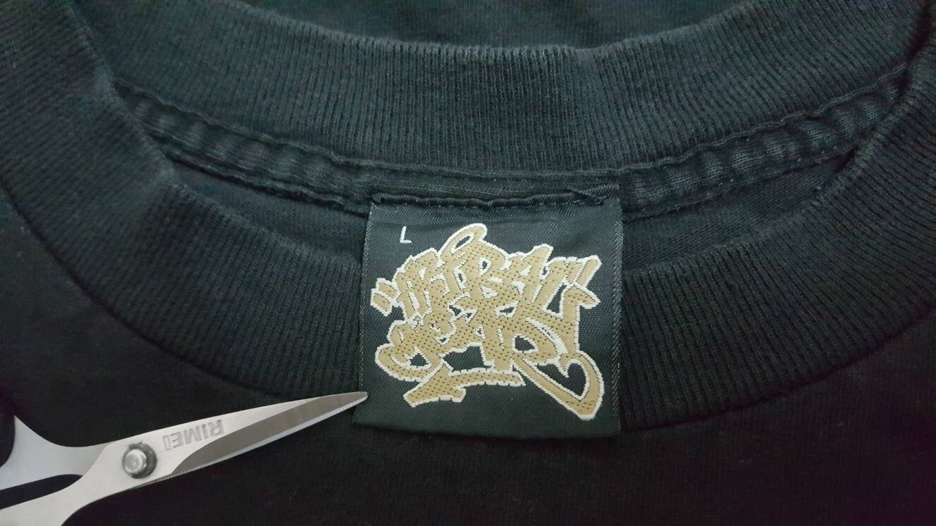 Vintage 90s TRIBAL GEAR Graffiti Art by ZODAK Rare Design T Shirt