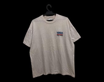 サ*フ様 【新品】YAMAHA RACING TEAM　ビンテージＴシャツ Vintage YAMAHA Team Yamaha Racing Sports Orange Jacket Size L Made