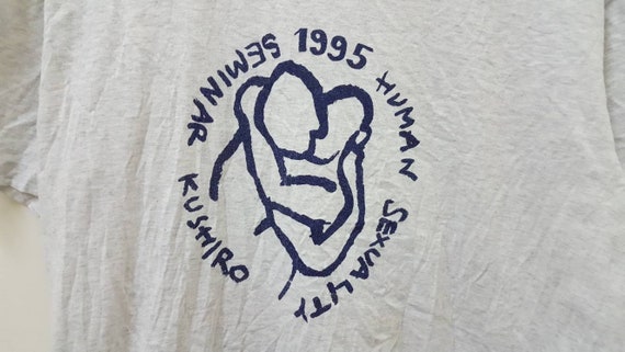 Vintage 90s 1995 Human Sexuality Kushiro Seminar Single Stitch Etsy