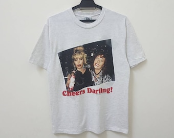 Vintage 90s 1995 PATSY STONE joanna lumley absolutely fabulous promo rare single stitch hype dope swag t shirt style