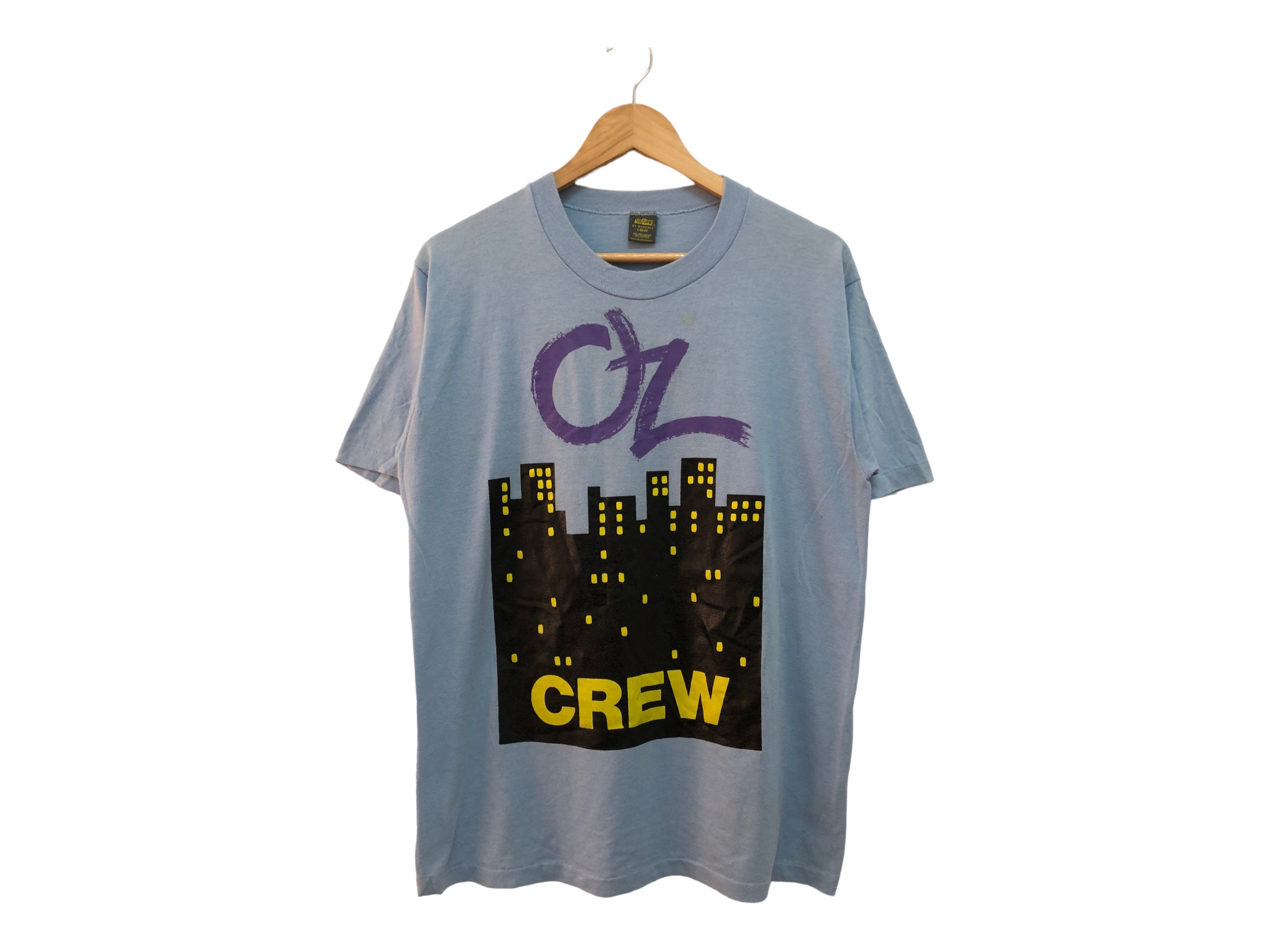大特価 チラシ WIZ THE 80s Vintage of Usa in Made Stitch Single Tee Crew OZ トップス