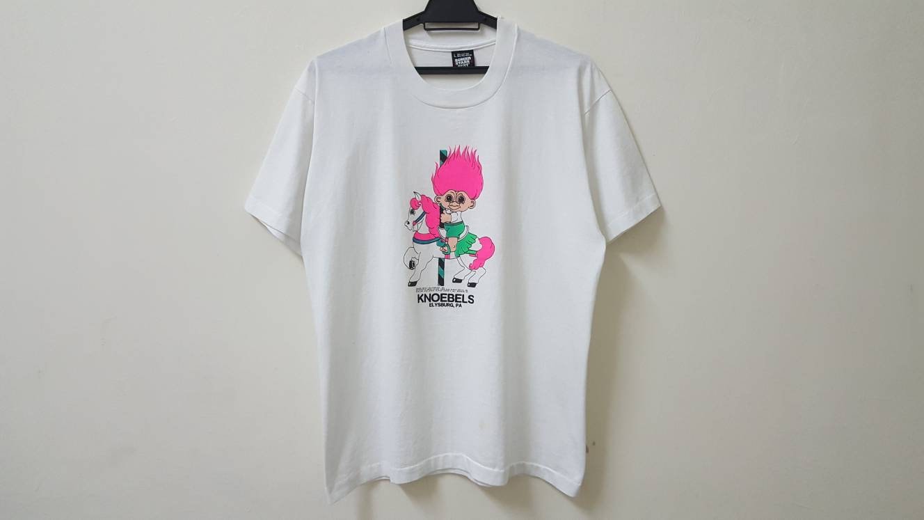 ☆KIRSH☆ Trolls Graphic Crop T-Shirt White KIRSH Trolls Graphic Loose Fit T-Shirt Melange Gray