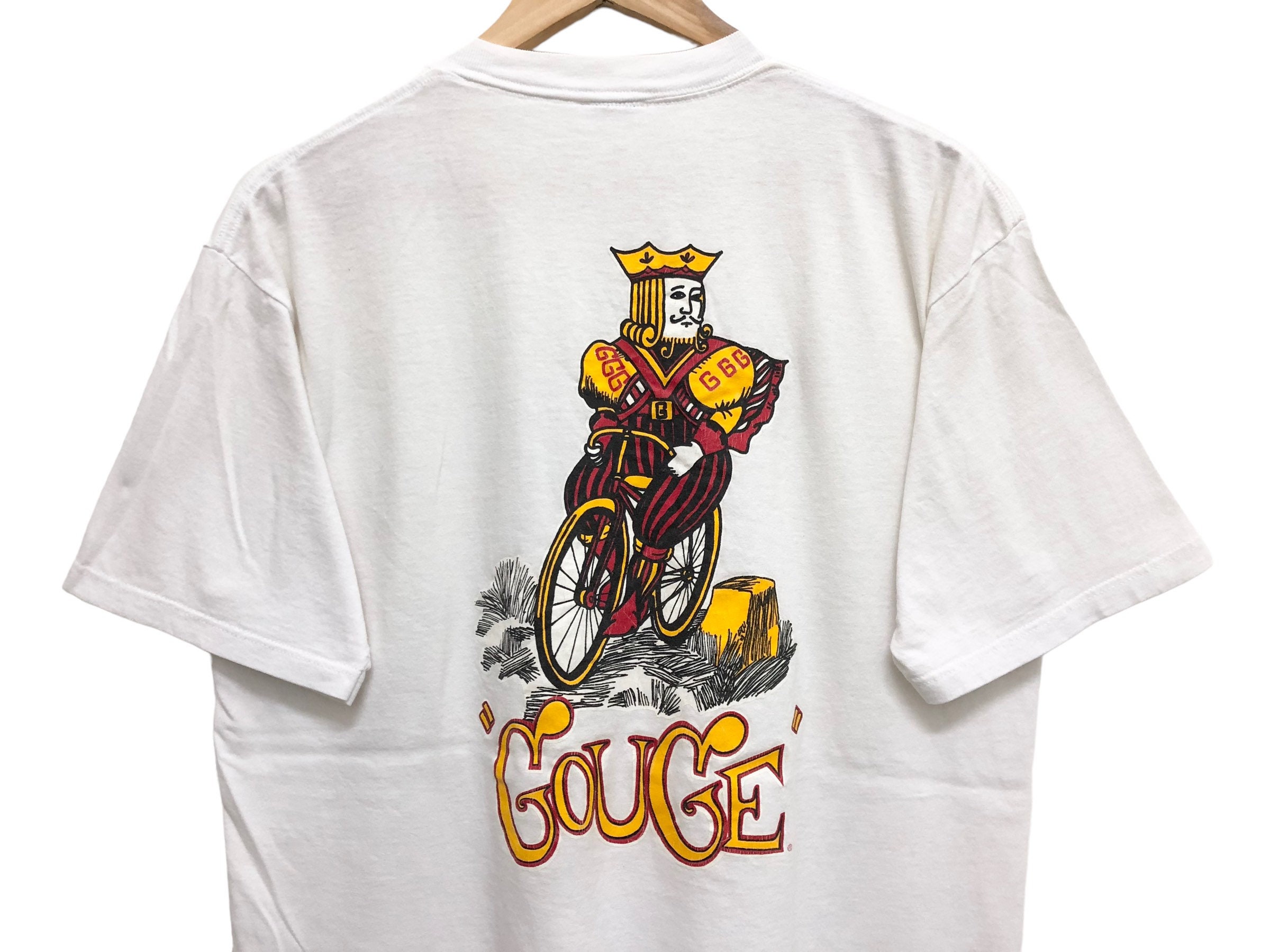 90s USA製 Gouge Thrash wear パーカー サイズXL powell Thrasher 