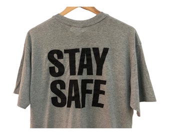 JUDY BLAME ジュディブレイム GIMME FIVE STAY SAFE Vintage 90s OG JUDY BLAME Stay Safe by Gimme Five Single Stitch