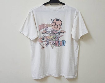 Vintage 80s 1987 the original nerd by GUESS USA rare design single stitch made in usa t shirt