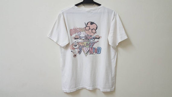 Vintage 80s 1987 the Original Nerd by GUESS USA Rare Design Single Stitch  Made in Usa T Shirt 