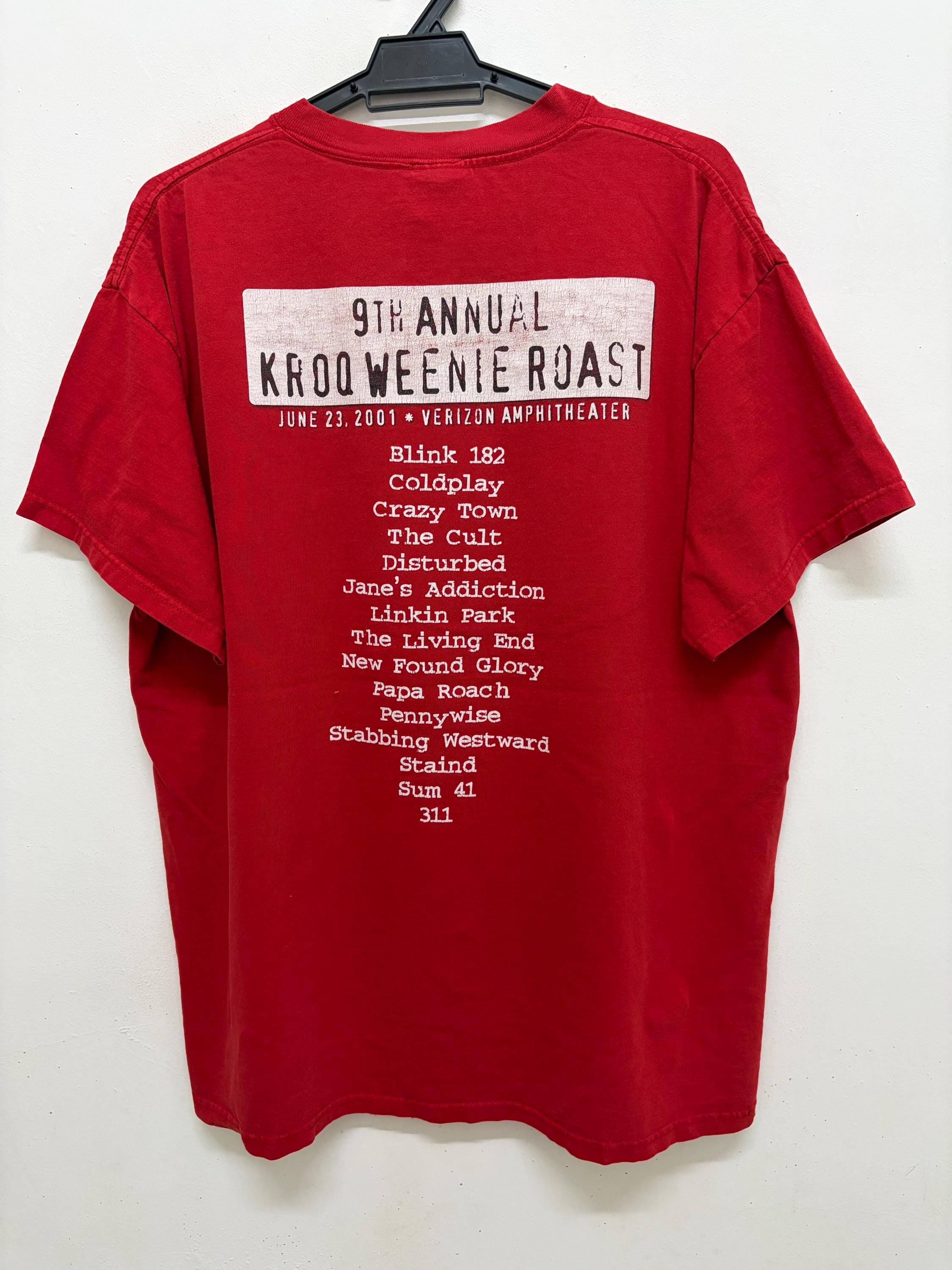 Vintage 00s 2001 KROQ WEENIE ROAST Multi Band Concert C0ldplay 