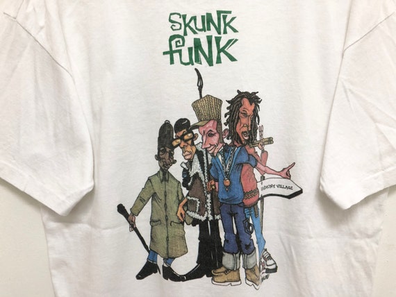 Vintage 90s GALLIANO skunk funk promo tee leftfie… - image 8