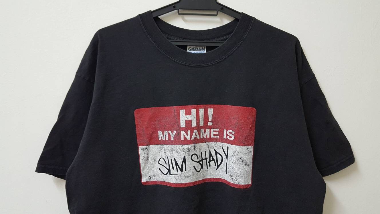 Vintage 90s 1999 EMINEM Hi My Name is Slim Shady LP Promo Hi