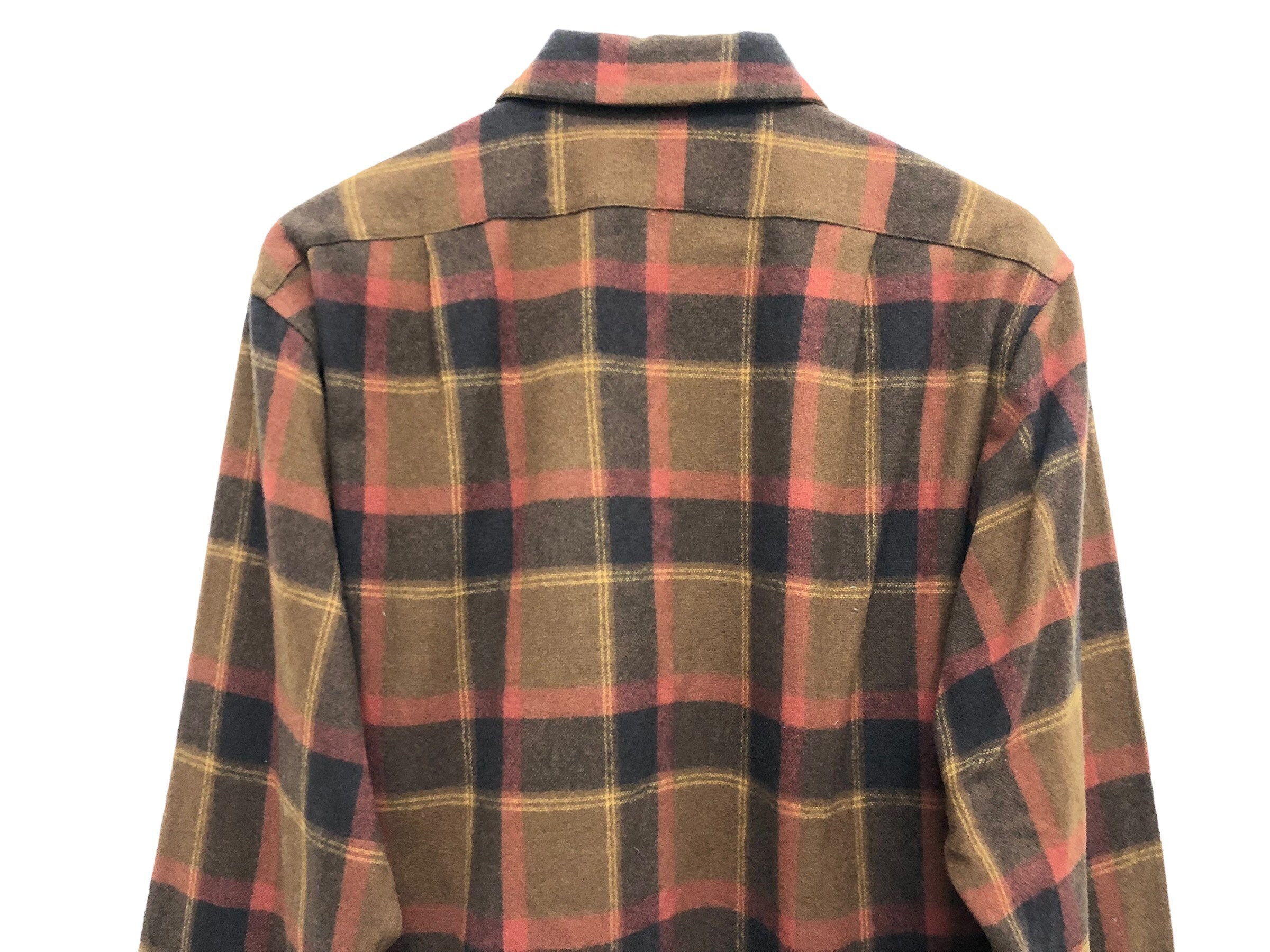 Vintage 60s 70s PENDLETON Pure Virgin Wool Plaid Flannel Vintage 60s 70s PENDLETON Pure Virgin Wool Plaid Flannel