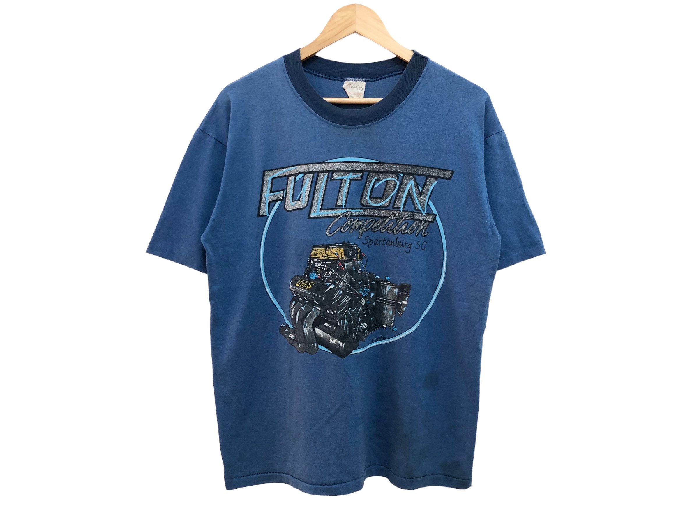 Vintage 80s 90s FULTON RACING ENGINE Competition Et Graphics 