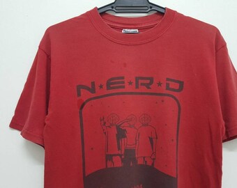 Vintage 00s 2004 N*E*R*D Fly or Die Album Promo Tour Staff Tee 