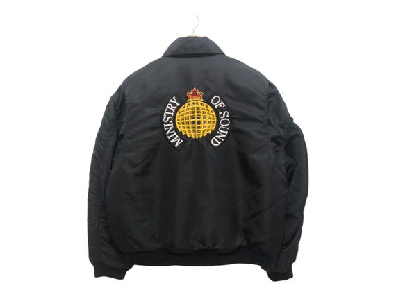 Vintage 90s MINISTRY OF SOUND Label Crew Staff Ma2 Flight
