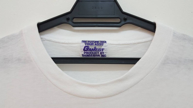 Vintage 90s 1995 TEKKEN namco limited video games promo single stitch rare hype dope swag t-shirt image 2