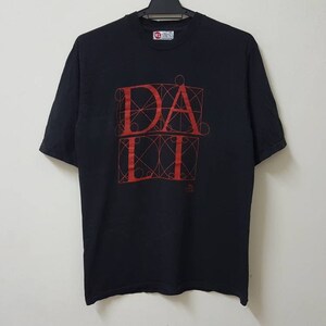 Vintage 90s DALI SALVADOR DALI t shirt art tee made in spain t shirt