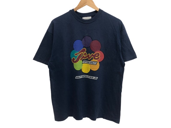Vintage 90s FRESHJIVE RAW VIBE Superior Quality Logo Tee Rare