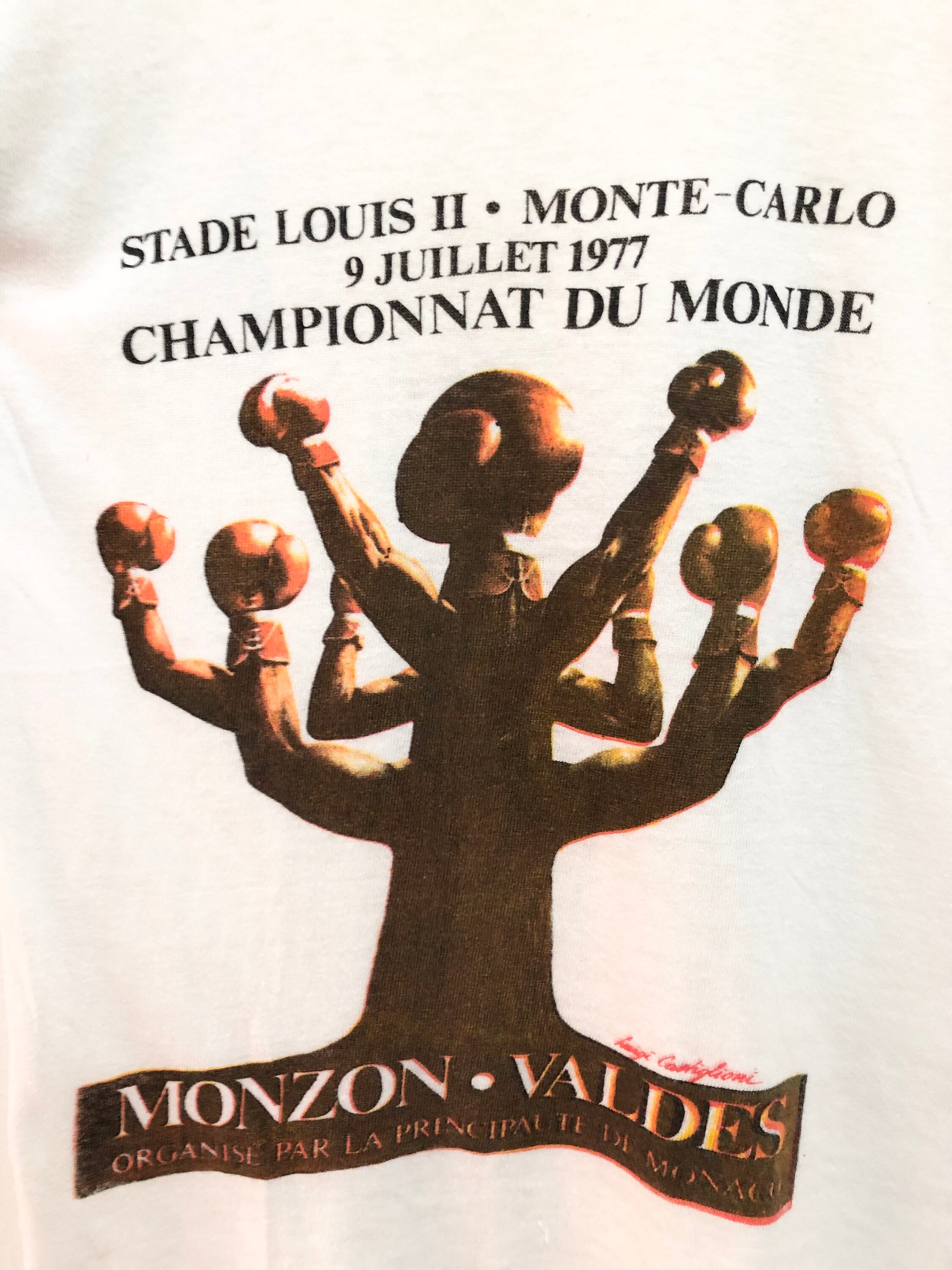 La Gazzetta Dello Sport - 31 Luglio 1977 - Carlos Monzon Champion Du Monde Vs Valdes