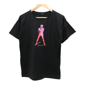 Vintage 90s KOJI KIKKAWA lunatic lunacy promo tee japanase musician rock and roll rockabilly single stitch tee